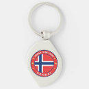 Search for norwegian flag key rings National