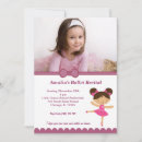 Search for ballet recital invitations Girl