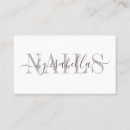 Search for nail business cards Minimalist