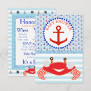 Search for crab baby shower invitations Beach