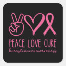 Search for breast cancer cure stickers Awareness