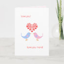 Search for lovebirds valentines day cards I love you