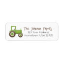 Search for green tractor return address labels Farm