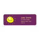 Search for smiling sun return address labels Birthday party
