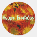Search for orange mums stickers Birthday
