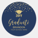 Search for navy graduation stickers High school