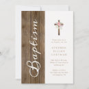 Search for pink dedication invitations Rustic