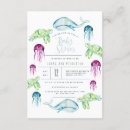 Search for watercolor animals baby shower invitations Whale