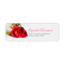 Search for red rose return address labels Stylish
