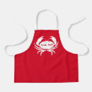 Search for red aprons Crab