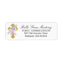 Search for pink cross return address labels Elegant