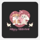 Search for cute dog valentine stickers Couple