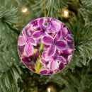 Search for lilac flower christmas tree decorations Pink