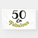 Search for fabulous 50 birthday party banners Modern