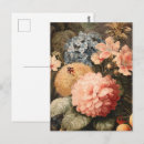 Search for vintage floral still life postcards Flowers
