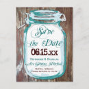 Search for mason jar save the date postcards Wood