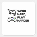 Search for work hard play hard stickers Quote
