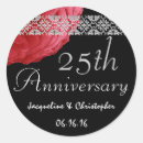 Search for 25 anniversary stickers Twenty fifth