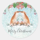Search for winter fox stickers Merry christmas