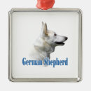 Search for white german shepherd christmas tree decorations Gsd
