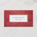 Search for music business cards Teacher