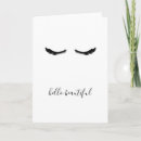 Search for eyelashes cards Girly