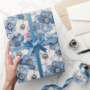 Search for blue denim wrapping paper White