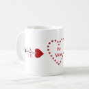 Search for heart and arrow mugs Arrows