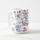Search for pink flowers green leaves mugs Greenery