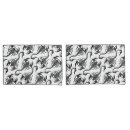 Search for masculine pillowcases Black and white