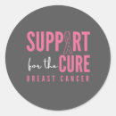 Search for breast cancer cure stickers Support