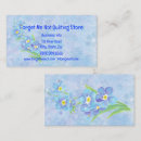 Search for forget me not business cards Pretty