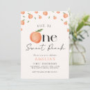 Search for one sweet peach Peach first birthday