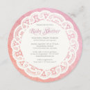 Search for doily invitations Baby