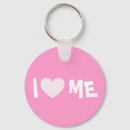 Search for i love me key rings Heart