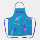 Search for feathers aprons Blue
