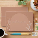 Search for floral lined envelopes Terracotta