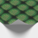 Search for gold christmas tree wrapping paper Vintage