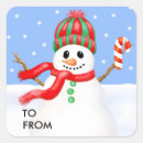 Search for snowman tag stickers Blue