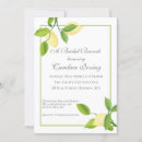 Search for lemon bridal brunch invitations Modern