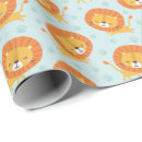 Search for jungle lion wrapping paper Blue