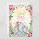 Search for zoo baby girl shower invitations Floral