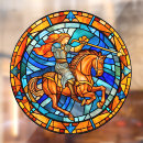 Search for stained glass window decals Cling