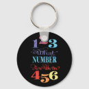 Search for number 1 key rings Typography