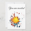Search for splat invitations Colourful