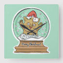 Search for funny cat clocks Novelty