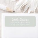 Search for pastel green return address labels Contemporary