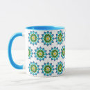Search for blue mandala mugs Red