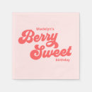 Search for strawberry napkins Red