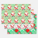 Search for fishing christmas wrapping paper Santa fisherman